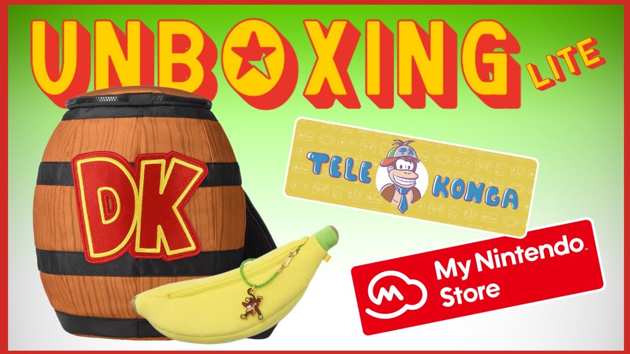 Donkey Kong Bags MyNintendoStore Unboxing Lite