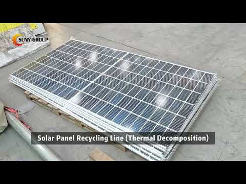 Solar Panel Recycling with Thermal Decomposition | Clean & Efficient Solution
