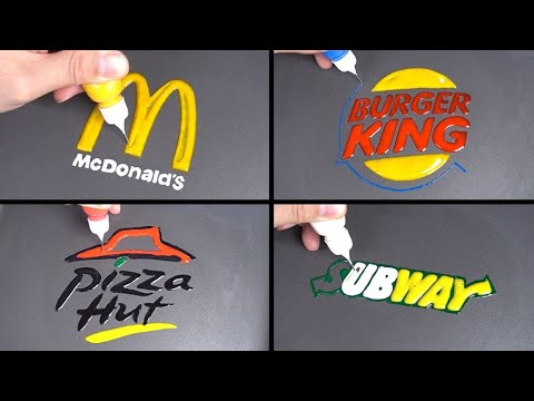 Food Pancake Art - McDonald's, Burger King, Pizza Hut, Subway