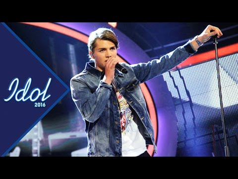 Oskar Häggström sjunger Breakeven i Idol 2016 - Idol Sverige (TV4)