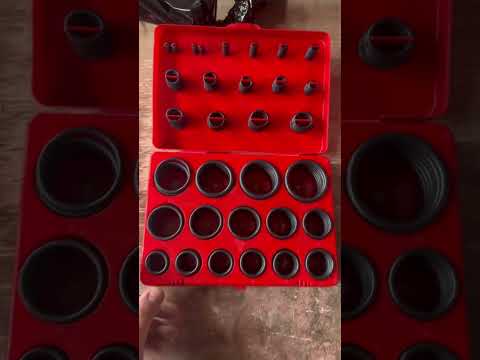 Резиновые уплотнительные кольца 382 шт разные размеры - фото 1 - id-p2285154695