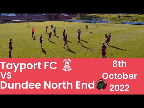 Dundee North End vs Tayport FC - 08/10/22 - Highlights