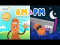 AM and PM | Telling Time with the Minute Monsters | 2nd Grade Math Song | eSpark Music