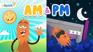 AM and PM  Telling Time with the Minute Monsters  