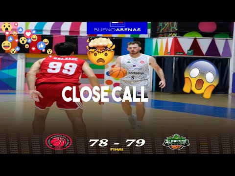 Bueno Arenas Albacete Basketball Team Hard-Fought Victory in Magariños (79-78) W/ Nick Reid