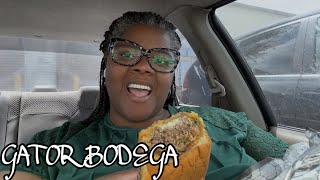 TRYING CHOPPED CHEESE FROM GATOR BODEGA #THEREVIEWQUEEN