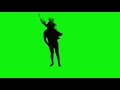 3D Black Ghost Greenscreen Animation Non Copyright YT Creators