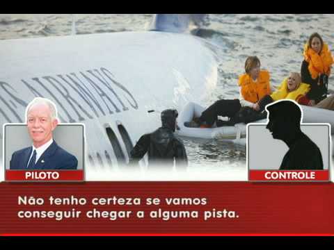 US Airways 1549 - Queda no Rio Hudson - Caixa Preta Legendada