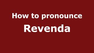How to pronounce Revenda