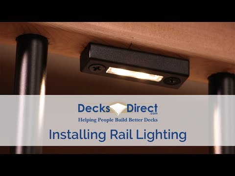 How To Install Deck Rail Lighting