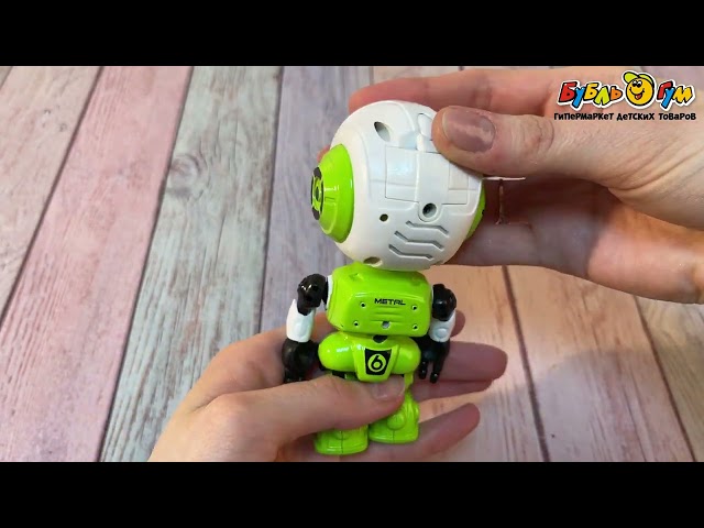 Робот Lanson Toys с записью голоса, световыми и звуковыми эффектами - видео