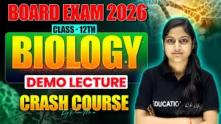 Biology Class 12 English Medium Bihar Board | Science Class 12 Crash Course | Education Baba