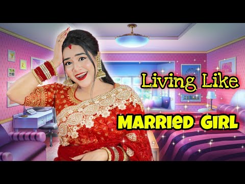 Living like a Married Girl for 24 Hours | *Finally Married 😍* | Nilanjana Dhar
