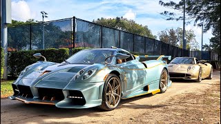 $7.5M Pagani Codalunga, Pagani Imola Roadster, Ferrari 812 Competizione Arriving to MODA MIAMI 2024