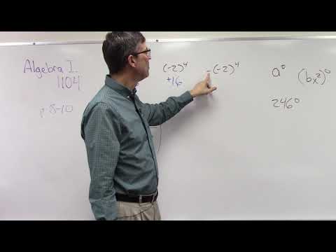 Algebra 1104 pp 8-10