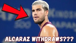 WATCH: Carlos Alcaraz Releases Video On Shanghai Withdrawal