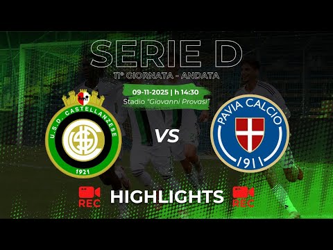 HIGHLIGHTS Castellanzese 0-0 Pavia - Serie D 2025/2026 - Matchday 11