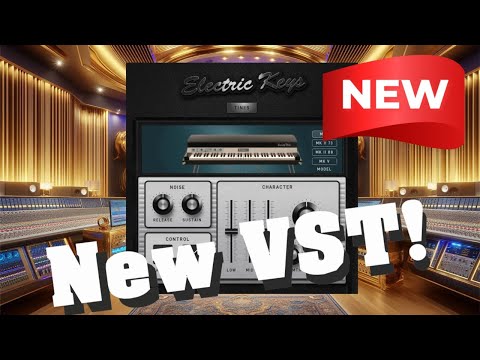 【New VST!】Amazing! 4 Rhodes Pianos! GREAT Electric Piano VST! Electric Keys - Tines, MeldaProduction