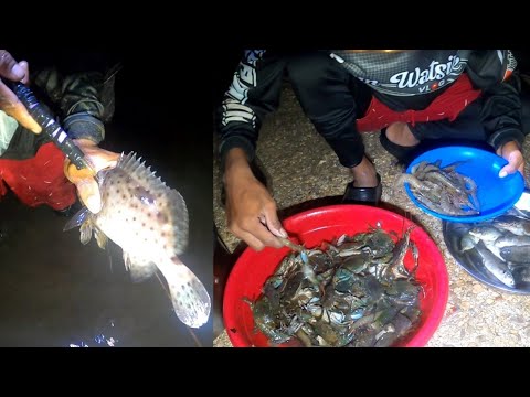 Pangingilaw ng sari-saring lamang dagat(pahibas) Catch and Cook |Pagbilao Grande Island