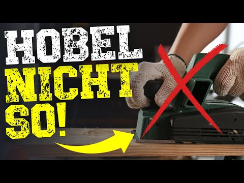 Vermeide diese 5 Fehler beim Umgang mit Elektrohobeln!