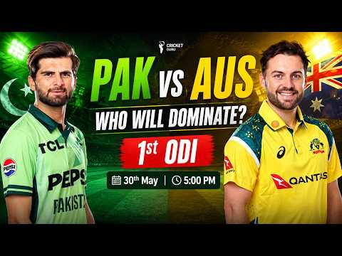PAK vs AUS 1st ODI Match Prediction | Playing XI, Pitch Report