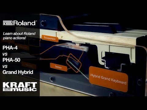 Learn about Roland digital piano key actions! 🎹 PHA-4 vs PHA-50 vs Hybrid Grand