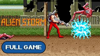 Alien Storm GENESIS MEGA DRIVE FULL GAME Longplay Gameplay Walkthrough Playthrough VGL