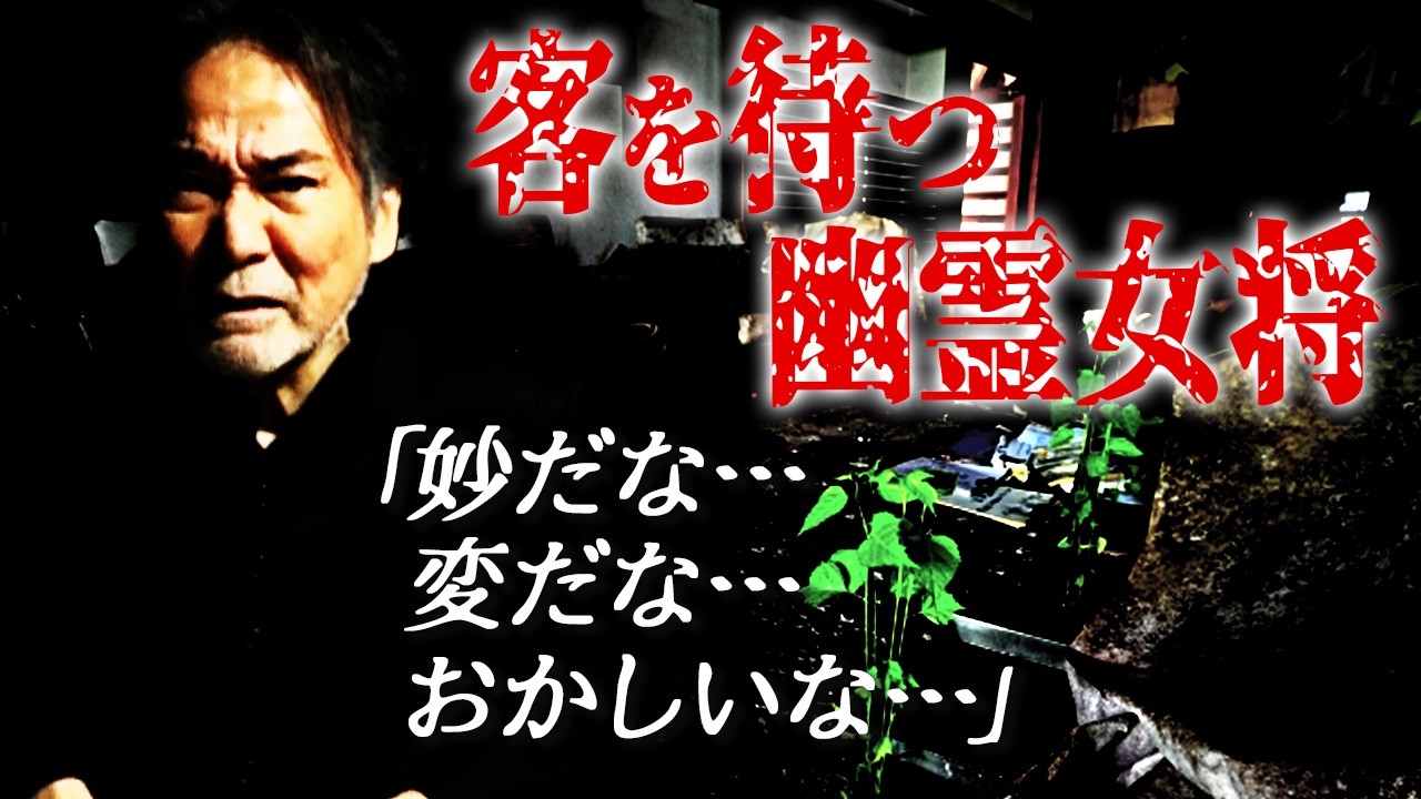 【正月】稲川淳二が元旦生放送のテレビロケで訪れた崖下の廃旅館で目の当たりにした怪異【理由】一体なぜ！真夜中に風呂場を掃除する不気味な女将【謎】「妙だな…変だな…おかしいな…」【リアル】【真冬の出来事】