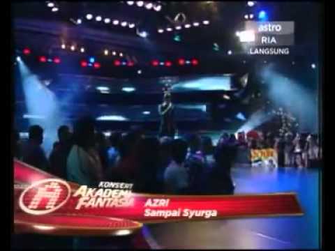 Lagu ~ Sampai Syurga ( Faizal Tahir ) ~ Konsert AF9 Minggu 4 - Azri