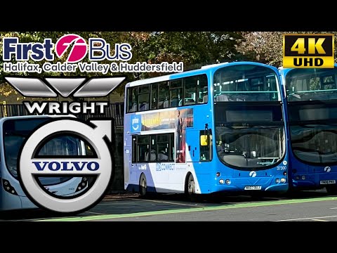 [First West Yorkshire: 185 Huddersfield to Marsden via Cowlersley] Wright Eclipse Gemini Volvo B9TL