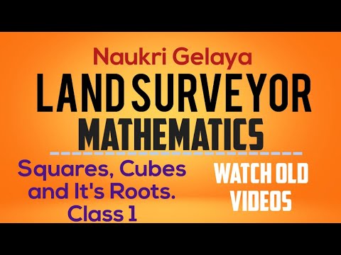 LAND SURVEYOR Free Classes - Mathematics Class 01