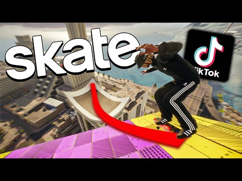 recreating MORE viral tiktok skate lines