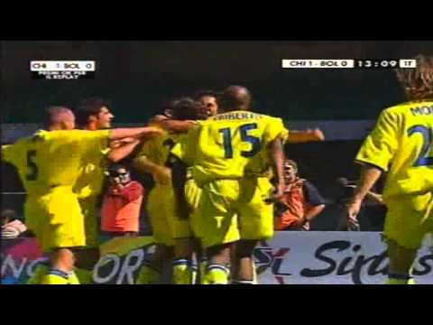 Serie A 2001-2002, day 02 Chievo - Bologna 2-0 (Corradi, F.Cossato)
