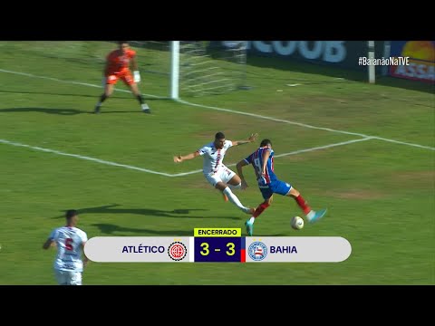 Bahia empata com Atlético-BA por 3 a 3 em jogo emocionante pelo Baiano