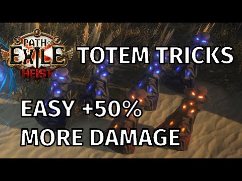 [Path of Exile 3.12] Totem tricks that nobody uses - get +50% MORE DAMAGE without changing build!