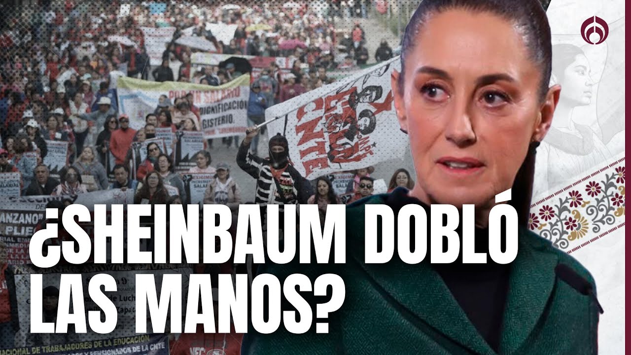 Sheinbaum retira reforma al ISSSTE tras presión de la CNTE