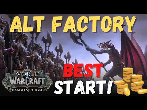 The OPTIMAL Dragonflight Goldmaking Launch Guide: Leveling, Professions, Reputations, ALT FACTORY!