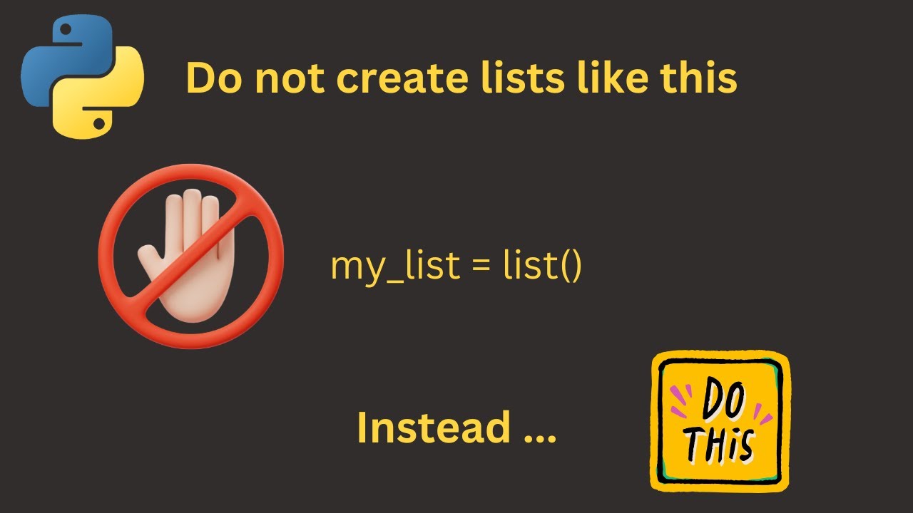 Python List Performance: Optimize List Creation for Faster Code