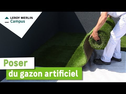 comment poser du gazon synthetique sur un balcon