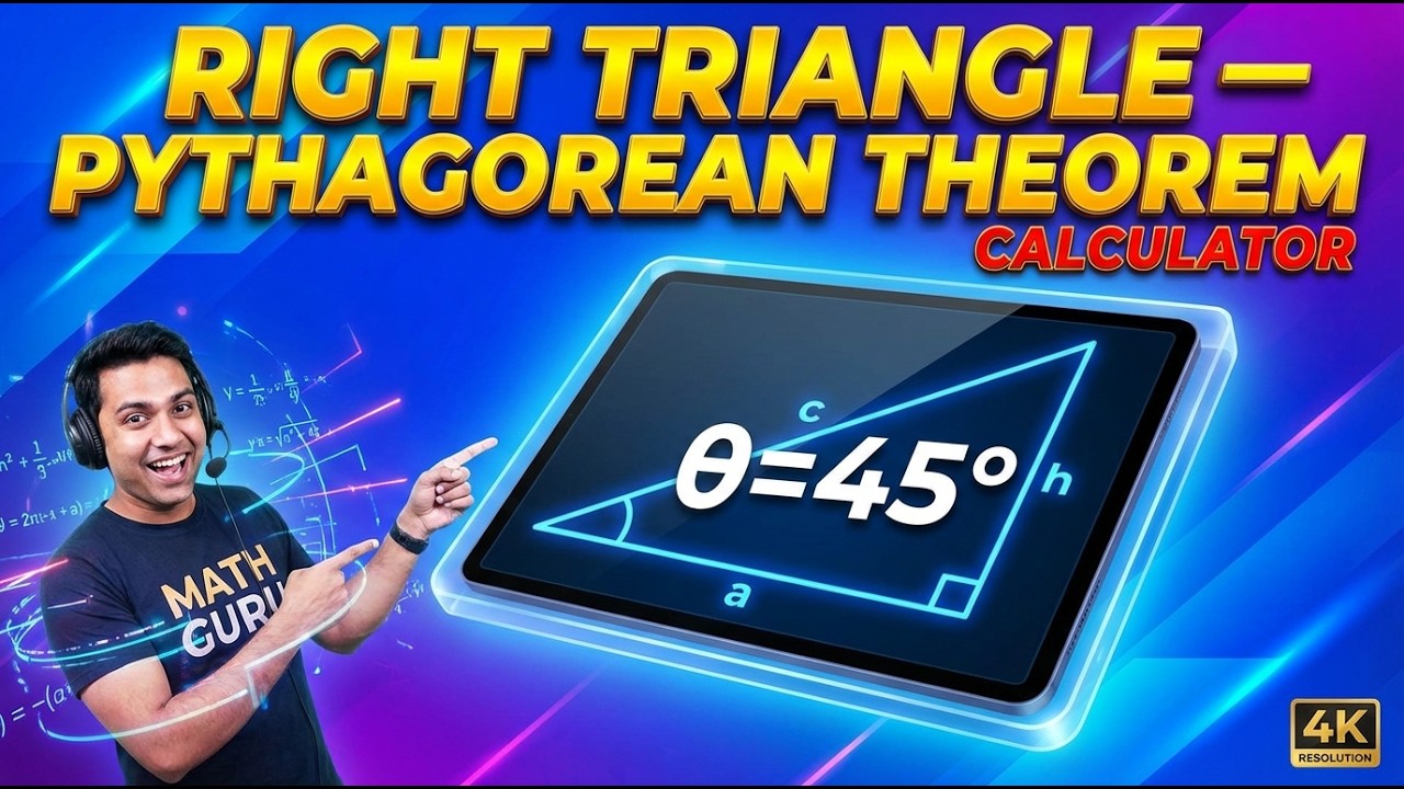 Right Triangle Calculator — Pythagorean Theorem