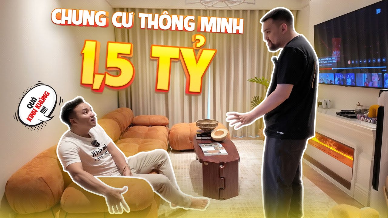 KHÁM PHÁ CHUNG CƯ CÔNG NGHỆ 1,5 TỶ-100M2 CỦA KIẾN TRÚC SƯ TIKTOKER TÙNG RÂU | LIFETECH