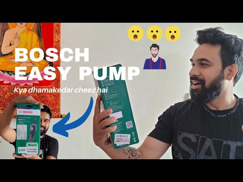 Bosch Easy Pump|Portable| Kya dhamkedar cheez hai for bikes🤩🤩🤩