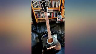 Video thumbnail for Fender FA-125CE Dreadnought Cutaway Acoustic-Electric Guitar - Black Bundle with review by brotherUU