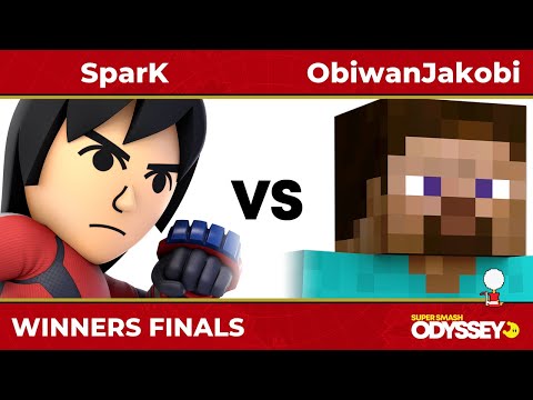 SSO 58 - SparK (Mii Brawler) VS ObiwanJakobi (Steve) - Winners Finals - SSBU