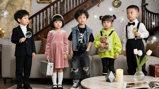 5 cute kids causing trouble at a CEO's wedding—finally meet their CEO dad!💗