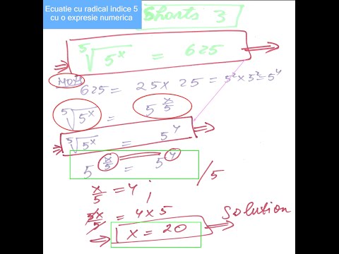 Algebra -  Ecuatie exponentiala -  Metoda analitica