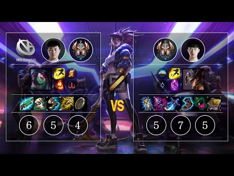 VG Forge Akali vs Xiaohu Twisted Fate Mid - KR Challenger Patch 10.11