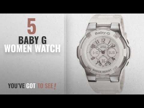 Top 10 Baby G Women Watch [2018]: Casio Women's BGA110-7B Baby-G Shock-Resistant White Sport Watch