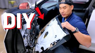 Step By Step Door Panel Removal on Model 3 Highland 2024+