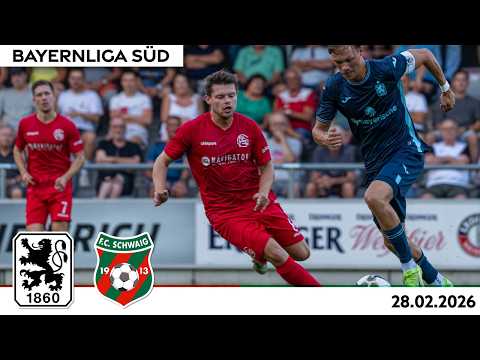 TSV 1860 München II vs. FC Schwaig  // Bayernliga Süd